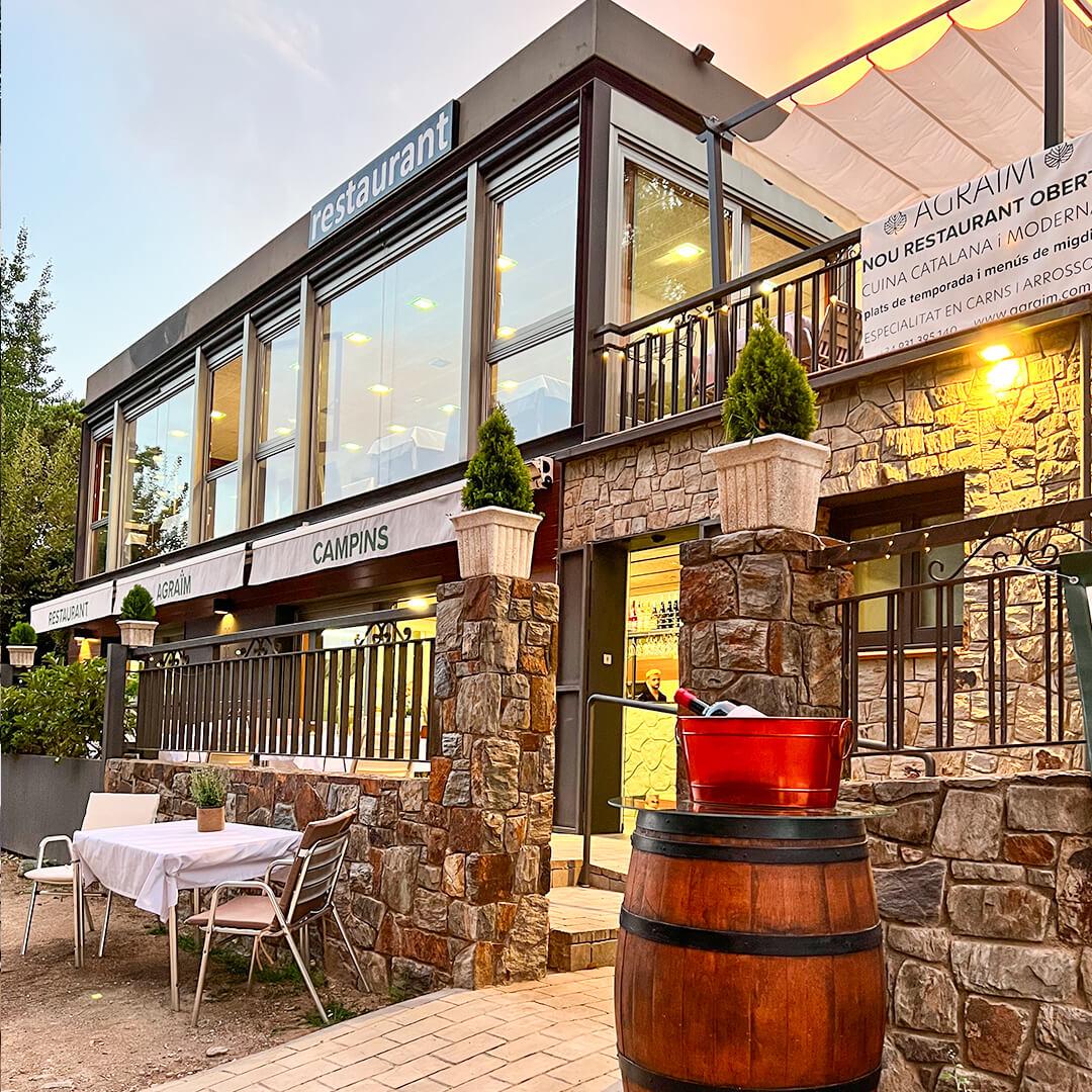 Restaurant Agraïm cuina Catalana y moderna en Montseny Sant Celoni